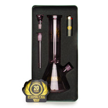 Load image into Gallery viewer, Red Eye Glass | 12" 20th Anniversary Beaker Base Water Pipe