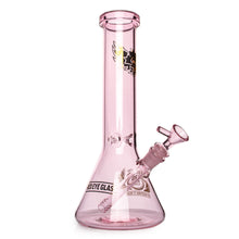 Load image into Gallery viewer, Red Eye Glass | 12" 20th Anniversary Beaker Base Water Pipe