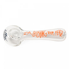 Load image into Gallery viewer, Kids in the Hall | 4.5" I'm Crushing Your Head Spoon Hand Pipe