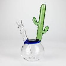 Load image into Gallery viewer, (NEW) 8" Cactus Design Bong (water pipe)