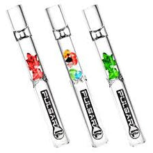 Load image into Gallery viewer, (NEW) 4" Glass Chillums w/Gem Filters