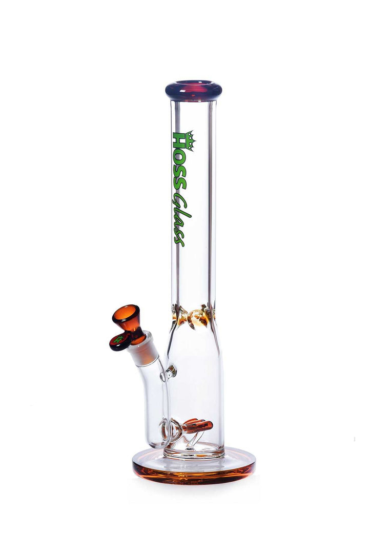 Hoss Glass | H142B - Triple Inline Stemless with Colored Accents (16