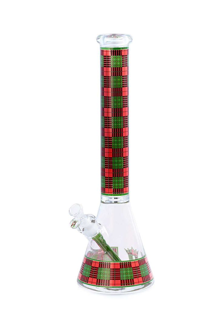 Hoss Glass | H164 Red - Tartan Beaker (18