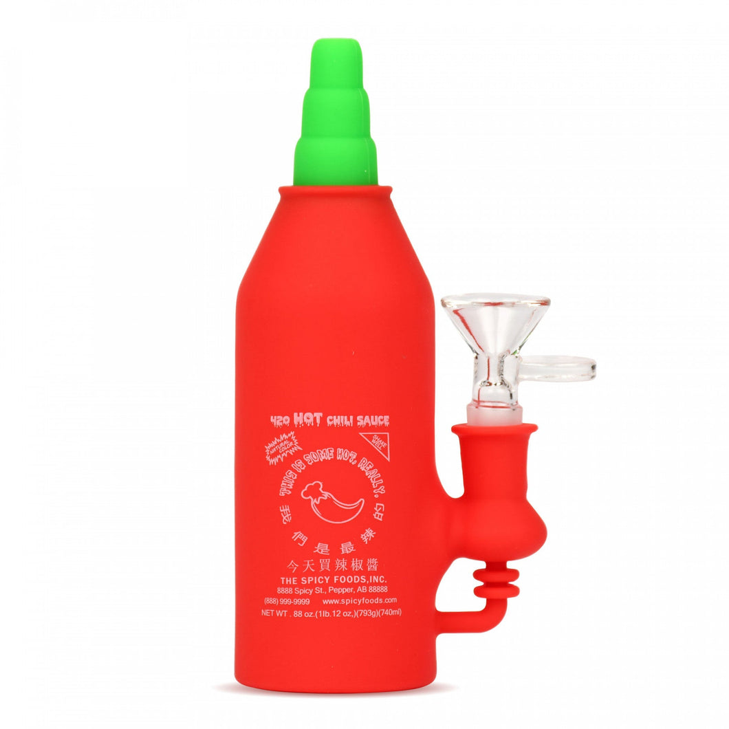 Arsenal Hot Sauce Silicone Bong