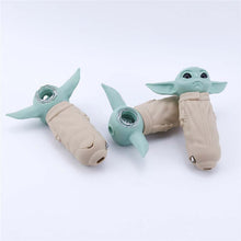 Load image into Gallery viewer, Baby Yoda Silicone Pipe
