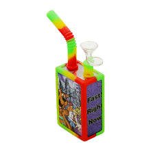 Load image into Gallery viewer, Juice Box Glass/Silicone Bong
