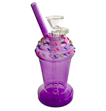 Load image into Gallery viewer, 5-3/4&quot; Milkshake Design Glass Bong
