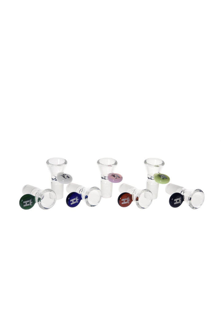 Hoss Glass | YX12C - Cone Bowl with Colored Tab