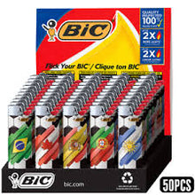 Load image into Gallery viewer, Bic Soccer Flag Lighters
