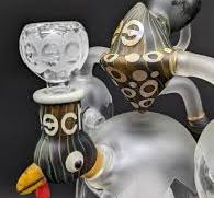 Load image into Gallery viewer, Cheech Rooster Glass Bong
