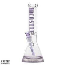 Load image into Gallery viewer, 14" Castle Glassworks Color Logo Beaker Bong
