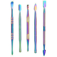 Load image into Gallery viewer, Metal Dab Tool Set | Neochrome/Rainbow
