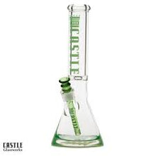 Load image into Gallery viewer, 14" Castle Glassworks Color Logo Beaker Bong
