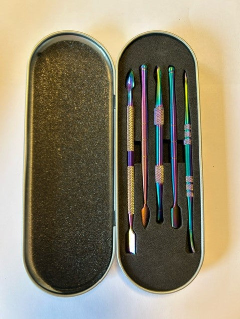 Metal Dab Tool Set | Neochrome/Rainbow